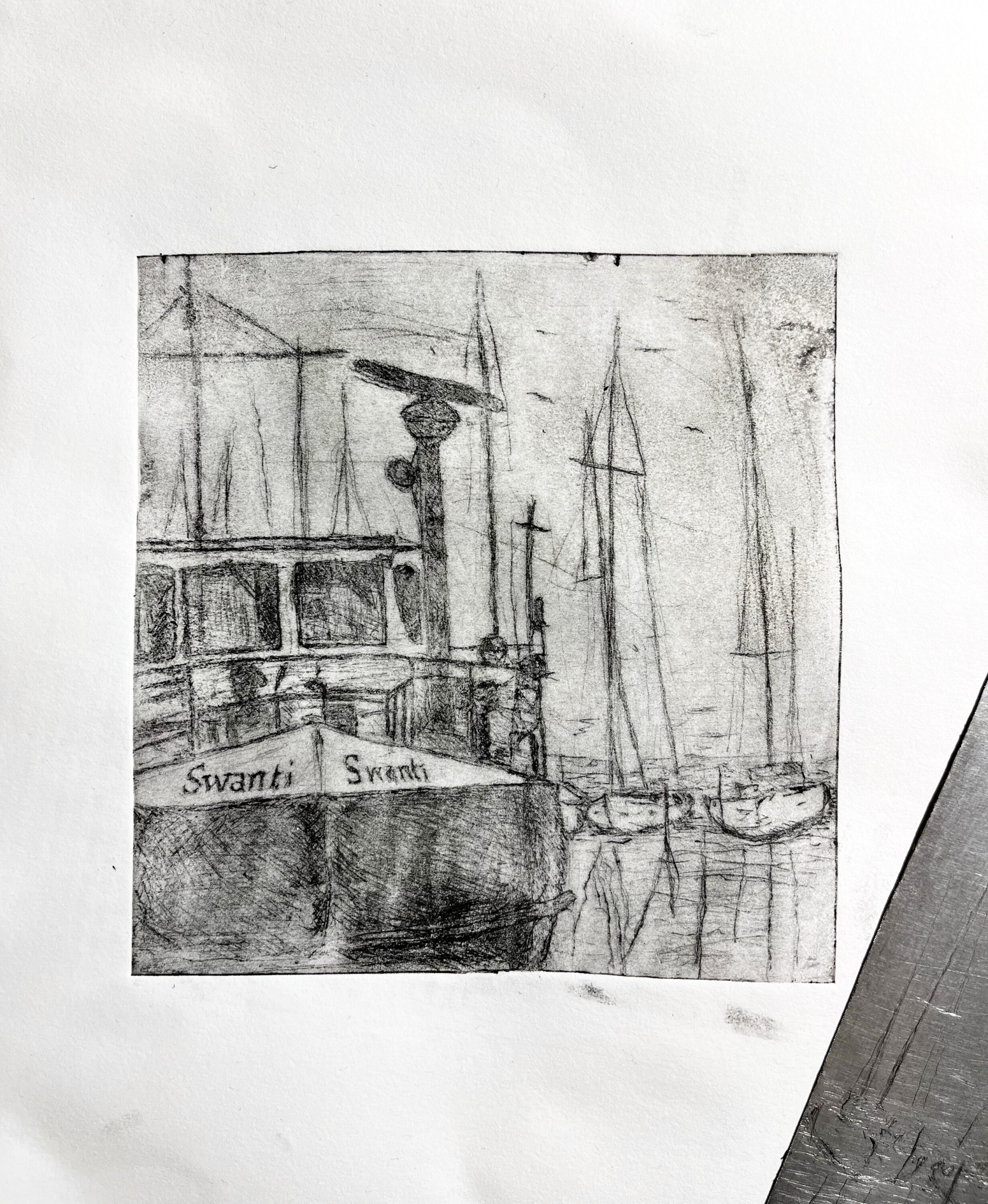 First dry at drypoint
