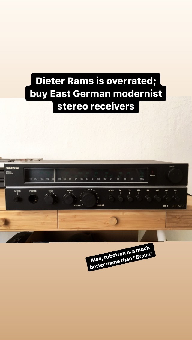 Dieter Rams is overrated;