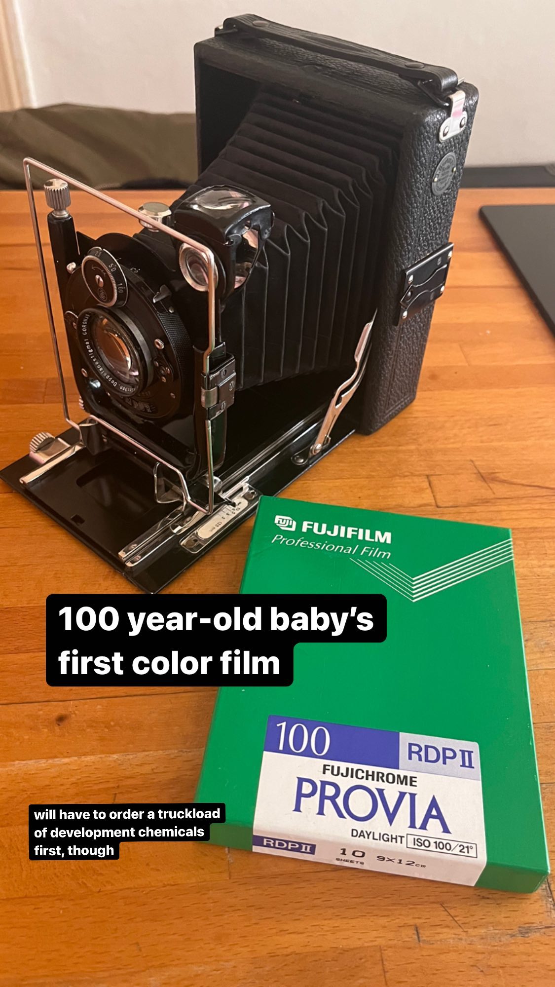 100 year-old baby’s first color film